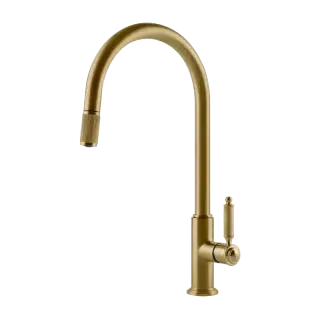 Смеситель для кухни Gessi VENTI20 60622#716 цвет-Gold Brushed PVD