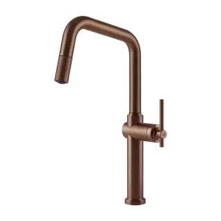 Смеситель для кухни Gessi HABITO 60652#708 цвет-браш.медь PVD