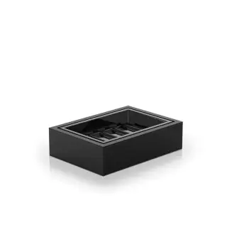 Decor Walther 0937960 BROWNIE STS Мыльница / Черный матовый / эко-кожа черный