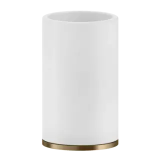 Стакан Gessi INCISO/VENTI20 58531#726 белый/Warm Bronze Brushed PVD