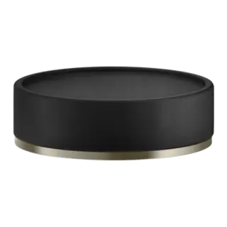 Мыльница Gessi INCISO/VENTI20 58526#149 черный/FINOX BRUSHED NICKEL