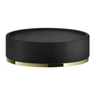 Мыльница Gessi INCISO/VENTI20 58526#710 цвет-черный/латунь PVD