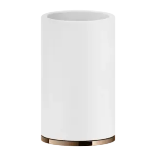 Стакан Gessi INCISO/VENTI20 58531#030 белый/Медный PVD