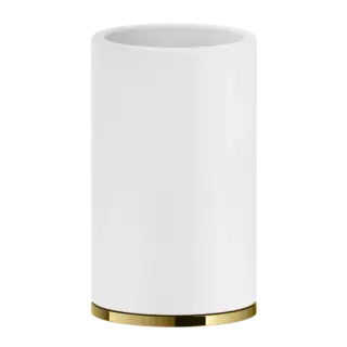 Стакан Gessi INCISO/VENTI20 58531#246 белый/золото PVD