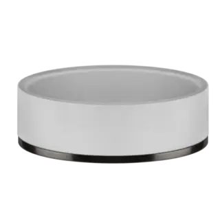 Мыльница Gessi INCISO/VENTI20 58525#707 белый/Black Metal Brushed PVD