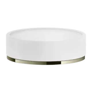 Мыльница Gessi INCISO/VENTI20 58525#720 белый/Металлик PVD