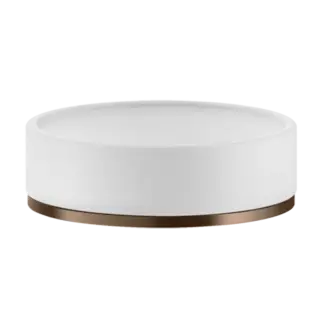 Мыльница Gessi INCISO/VENTI20 58525#708 белый/браш.Медный PVD