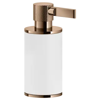 Дозатор Gessi INCISO 58537#030 белый/Медный PVD
