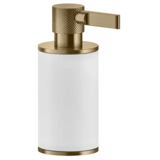 Дозатор Gessi INCISO 58537#726 белый/Warm Bronze Brushed PVD