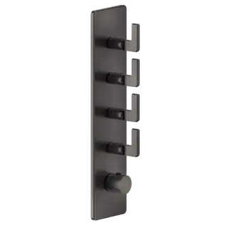 Термостат Gessi INCISO 58208#707 Black Metal Brushed PVD