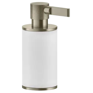 Дозатор Gessi INCISO 58537#149 белый/FINOX BRUSHED NICKEL