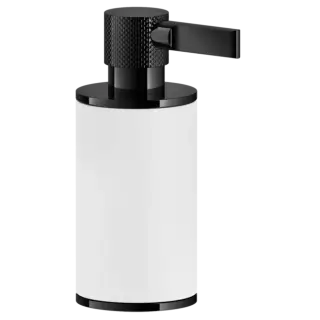 Дозатор Gessi INCISO 58537#706 белый/Black Metal PVD