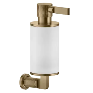 Дозатор Gessi INCISO 58513#726 белый/Warm Bronze Brushed PVD
