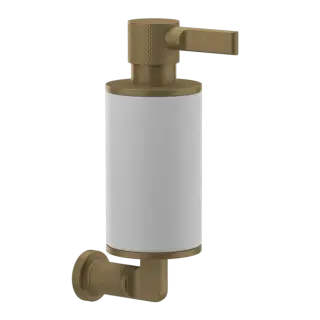 Дозатор Gessi INCISO 58513#713 белый/античная латунь