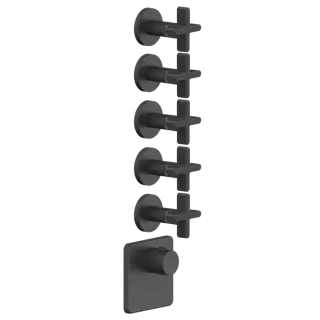 Термостат Gessi INCISO 58350#299 черный XL