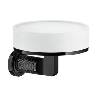Мыльница Gessi INCISO 58501#706 белая/Black Metal PVD