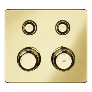 Термостат Gessi HI-FI ECLECTIC COMPACT 65232#246 золото PVD