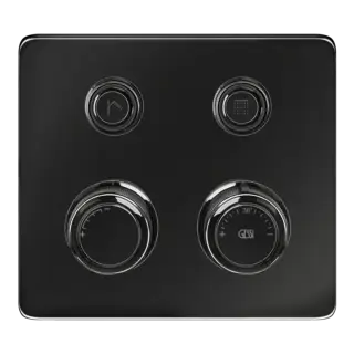 Термостат Gessi HI-FI ECLECTIC COMPACT 65232#706 Black Metal PVD