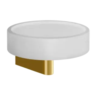 Мыльница Gessi ORIGINI 66401#246 белая/золото PVD