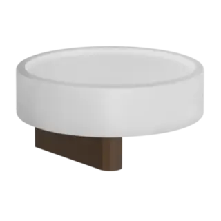 Мыльница Gessi ORIGINI 66401#845 белая/темная бронза