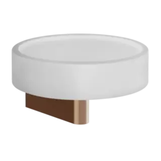 Мыльница Gessi ORIGINI 66401#708 белая/браш.Медный PVD