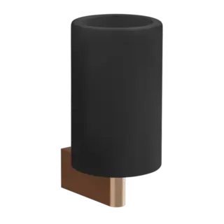 Стакан Gessi ORIGINI 66408#708 черный/браш.Медный PVD