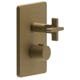 Термостат Gessi INCISO 58234#713 античная латунь