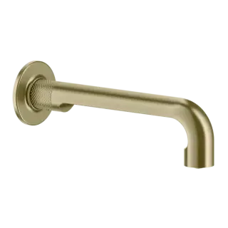 Излив Gessi INCISO 58100#727 цвет-браш.латунь PVD