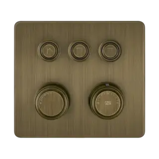 Термостат Gessi HI-FI ECLECTIC 65234#713 античная латунь