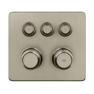 Термостат Gessi HI-FI ECLECTIC 65234#149 FINOX BRUSHED NICKEL