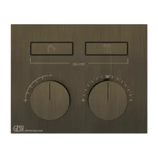 Термостат Gessi HI-FI 63004#713 античная латунь
