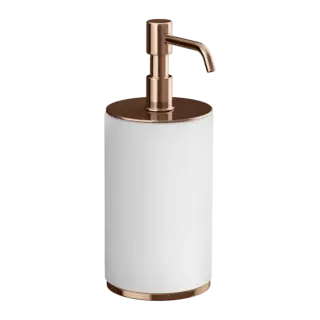 Дозатор Gessi ORIGINI 66437#030 белый/Медный PVD