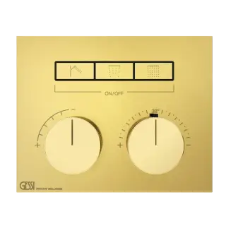 Термостат Gessi HI-FI 63006#246 золото PVD