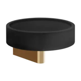 Мыльница Gessi ORIGINI 66402#726 черный/Warm Bronze Brushed PVD