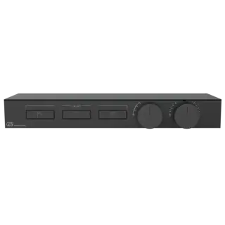 Термостат Gessi HI-FI SHELF 63024#299 черный XL, полочка-черное стекло