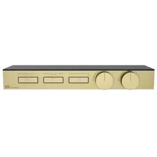 Термостат Gessi HI-FI SHELF 63024#727 цвет-браш.латунь PVD