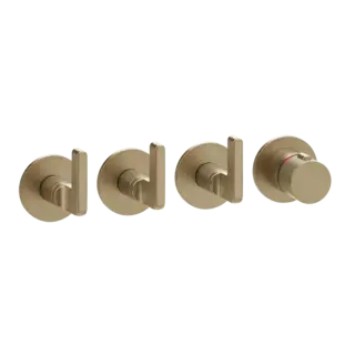 Термостат Gessi INCISO 58336#726 Warm Bronze Brushed PVD