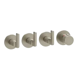 Термостат Gessi INCISO 58336#149 FINOX BRUSHED NICKEL