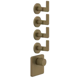 Термостат Gessi INCISO 58218#713 античная латунь