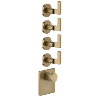 Термостат Gessi INCISO 58218#726 Warm Bronze Brushed PVD