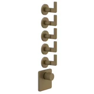 Термостат Gessi INCISO 58220#713 античная латунь