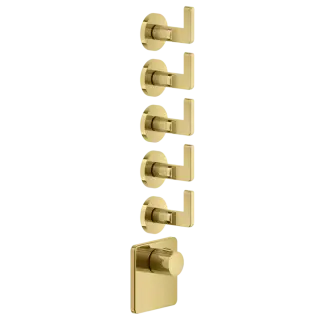 Термостат Gessi INCISO 58220#246 золото PVD