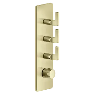 Термостат Gessi INCISO 58206#710 цвет-латунь PVD