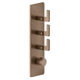 Термостат Gessi INCISO 58206#708 цвет-браш.Медный PVD