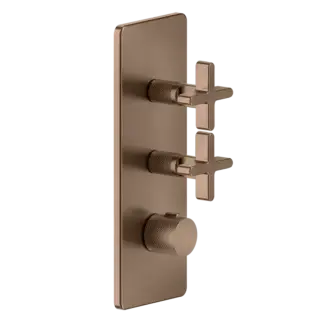 Термостат Gessi INCISO 58224#708 цвет-браш.Медный PVD