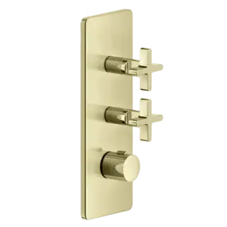 Термостат Gessi INCISO 58224#710 цвет-латунь PVD