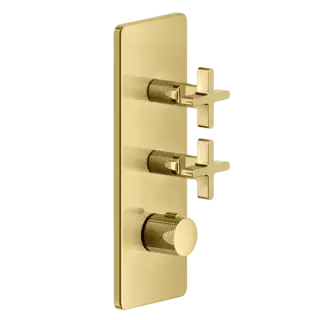 Термостат Gessi INCISO 58224#246 цвет-золото PVD