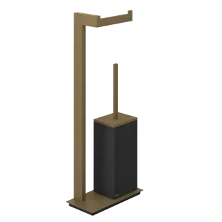 Стойка комбинированная Gessi INVERSO 20934#713 черный/античная латунь