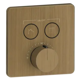 Термостат Gessi HI-FI COMFORT 38718#713 античная латунь