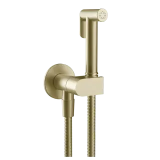 Гигиенический душ Gessi HABITO 45126#727 цвет-браш.латунь PVD